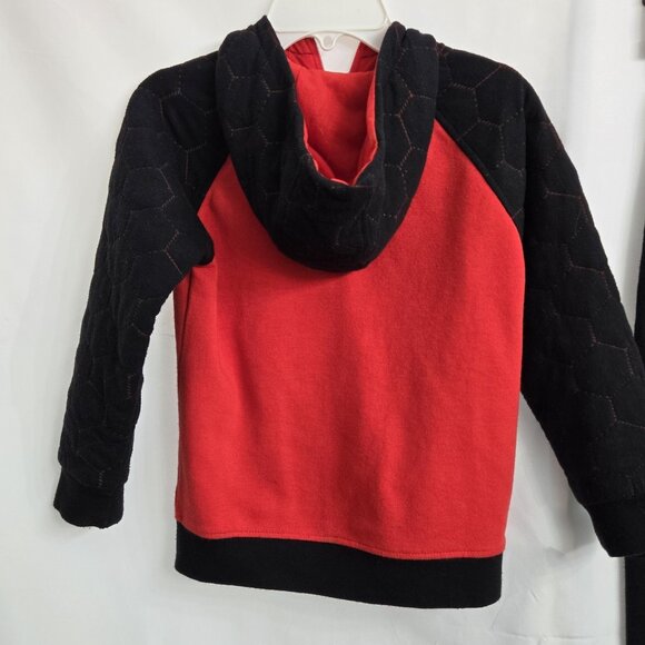 Boys Small 6-7 Marvel Spider-Man Zip up Lined Hoodie And Pants Set Miles Morales - Picture 7 of 7